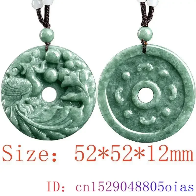 MC Natural Green Jadeite Pendant Necklace 10