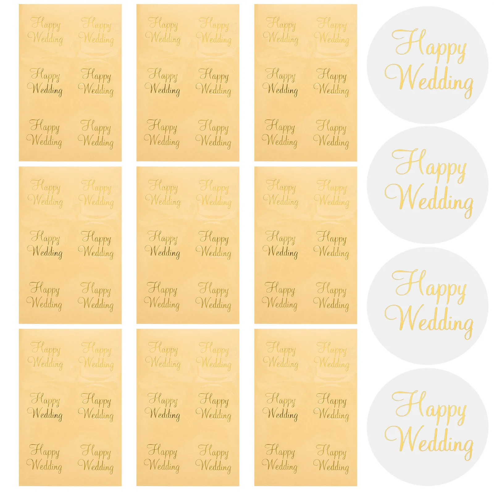 25 Sheets Valentine's Stickers Valentines Day Heart Happy Wedding for Envelopes Bride Gifts view 4