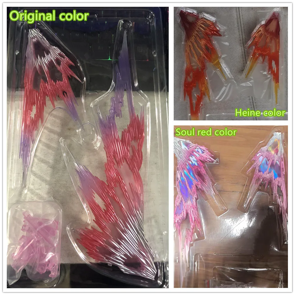 Modèle MC 1:100 MB Destiny, pièce modifiée, ailes lumineuses, effet d'extension original/heine/âme rouge ver DM048 *