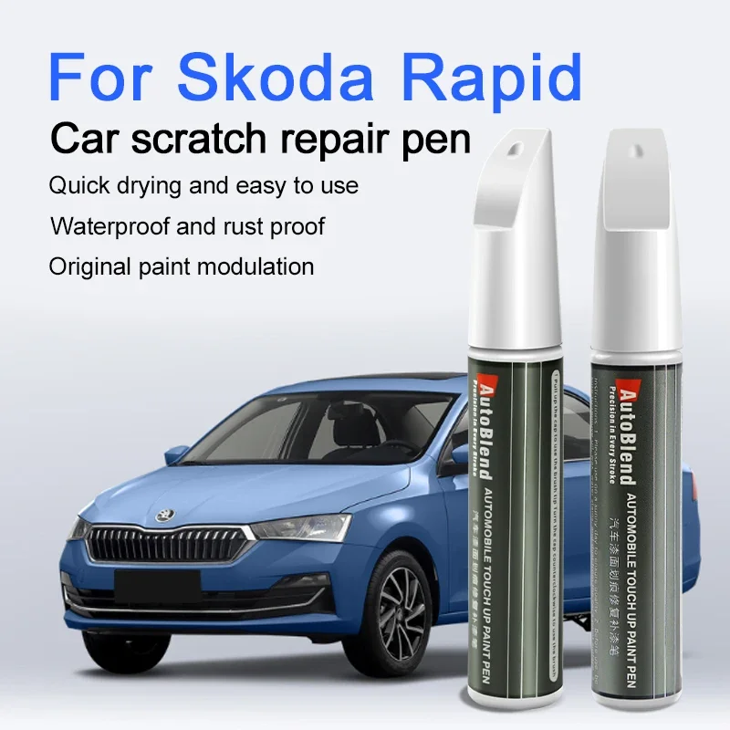 

Для Skoda Rapid Touch-Up Pen Специализированное прозрачное покрытие для ремонта краски и восстановления царапин для восстановления блеска краски Чистое серебро