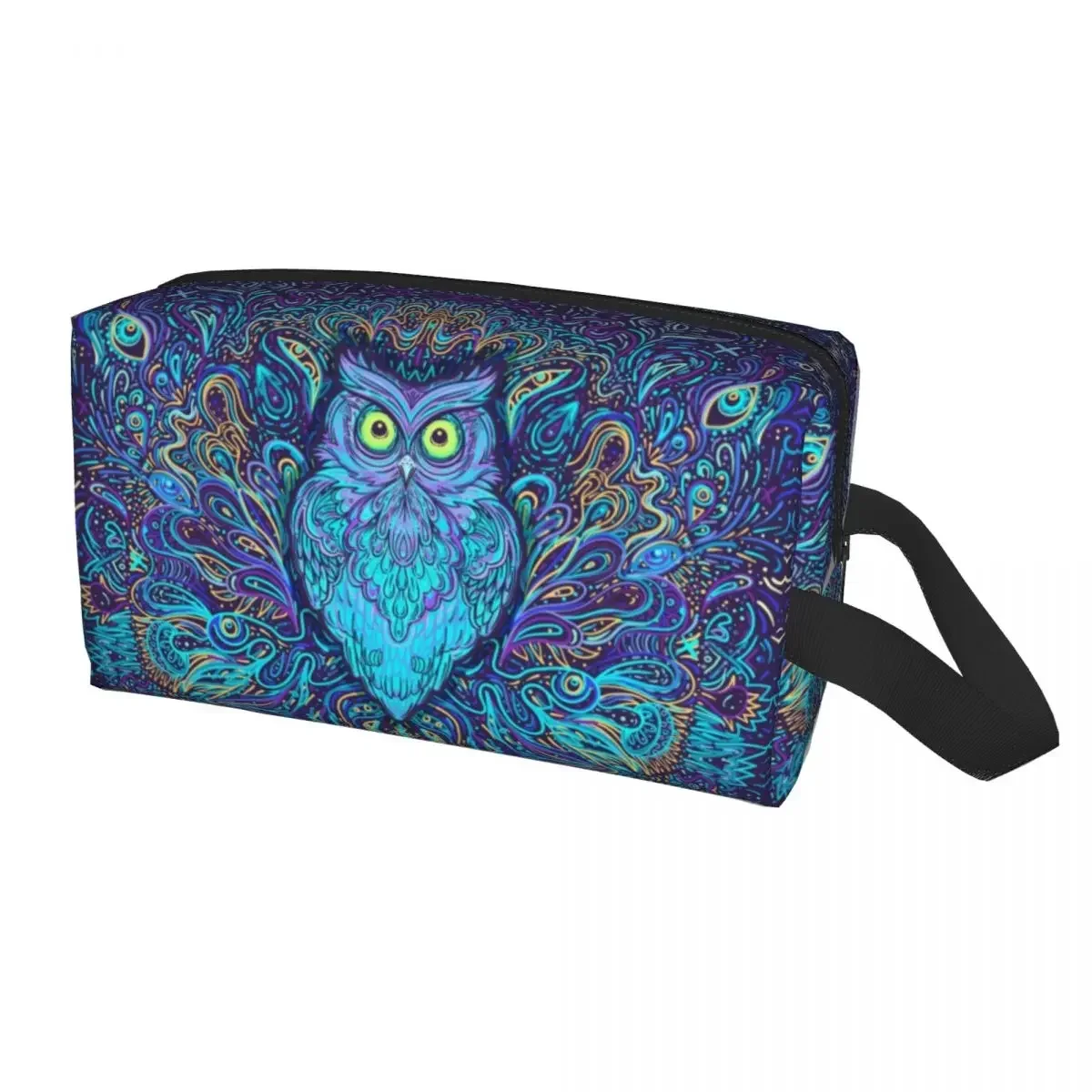 

Owl Mandala Makeup Bag Women Travel Cosmetic Organizer Fashion Animal Storage Toiletry Bags