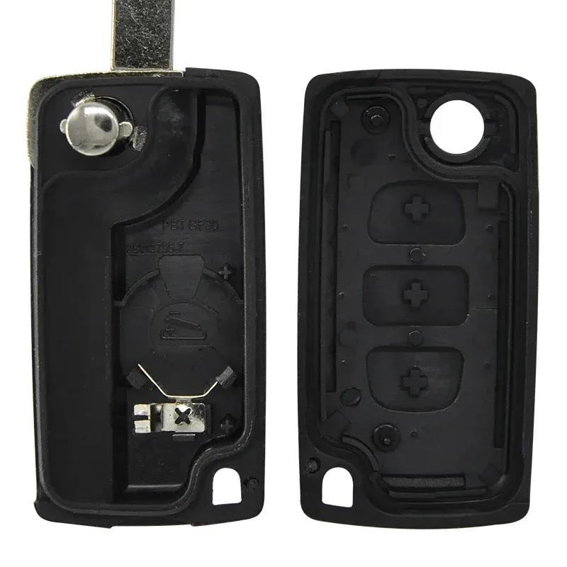 HE Xiang Car Remote Key Shell Case For Peugeot 207 307 308 607 807 Citroen C2 C3 C4 C5 C6 Replacement Smart Flip  VA2 HU83