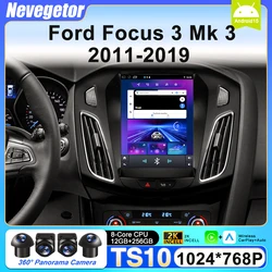Android 15 Car Radio For Ford Focus MK3 2011 - 2019 Multimedia Video Player Navigation GPS Stereo auto carplay 2din New BT dvd