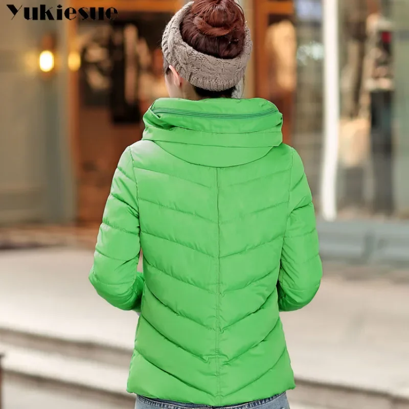 clothes Winter XXXL Jacket Women hooded Solid Color Short Female Coat Parka Outwear For Women Jaqueta Feminina Inverno