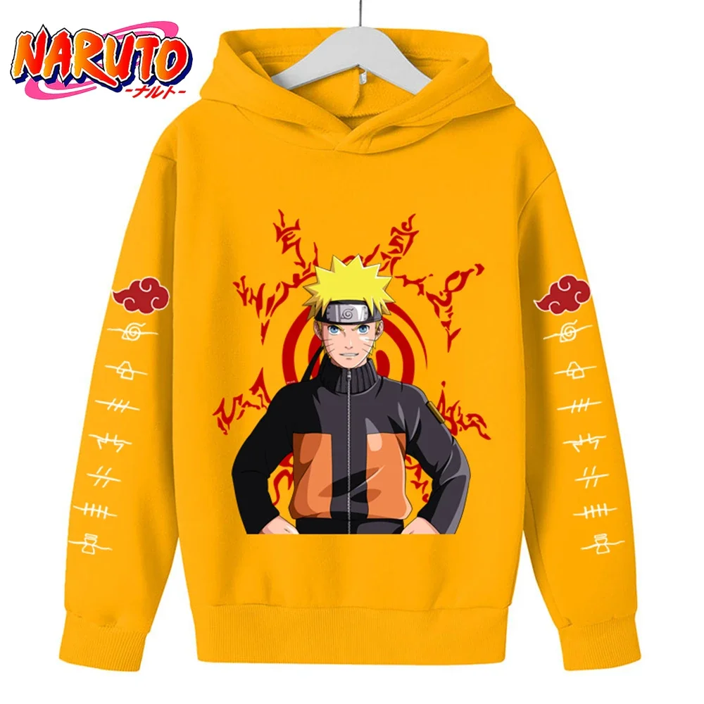 

2023 New Naruto Hoodie For Kids Clothes Boys Hoodies Autumn Kids Clothes Kakashi Japanese Anime Boys Sasuke Costume