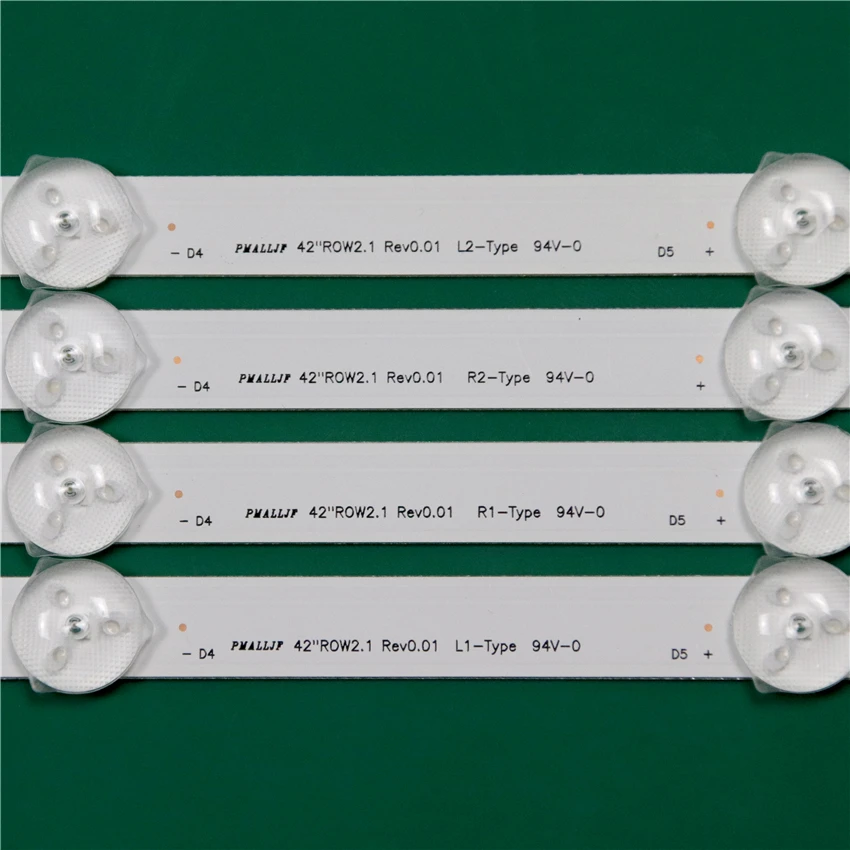 Светодиодные панели для телевизора 42 дюйма ROW2.1 Rev 0.01 R1 L1 L2 R2-Type Лента подсветки для VIZIO E420-A0 LATKNREP E420-A0 LAQKNREP E420-A0 Ленты