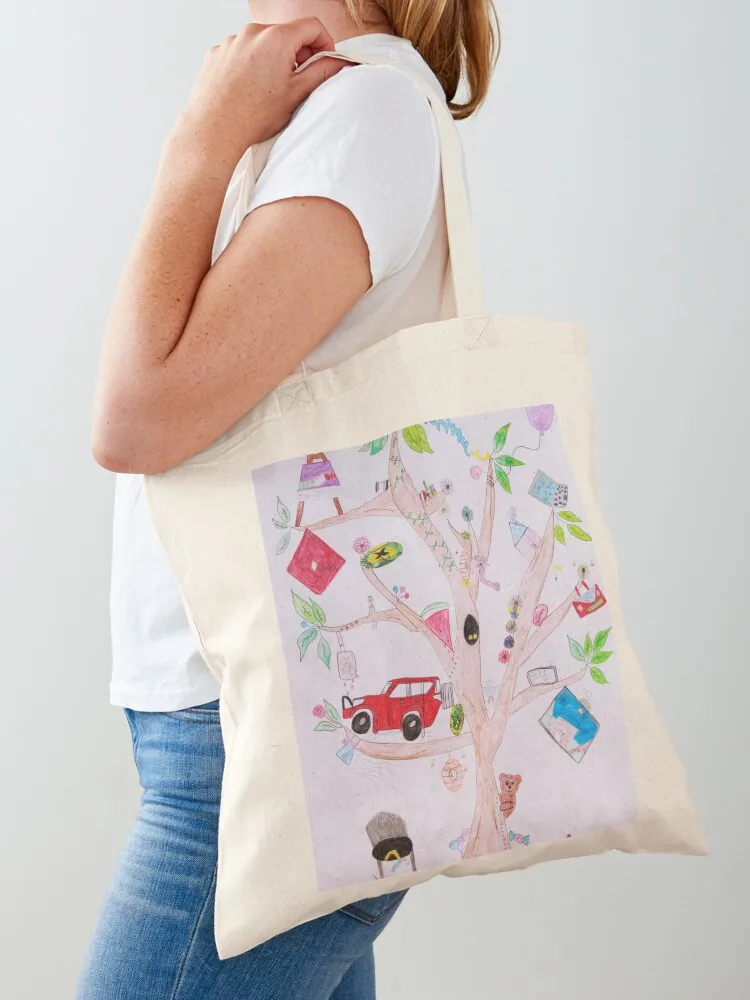 

HHPS Art Show, Class 3C, Watercolour Pencils: The Tree of Life Tote Bag Fabric bag tote bag screen