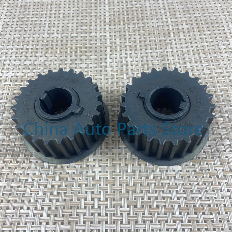 2PCS Crankshaft Timing Gear For Chevrolet Cruze Aveo T300 Sonic Orlando Trax Opel Astra Zafira Mokka 24405967 5636328