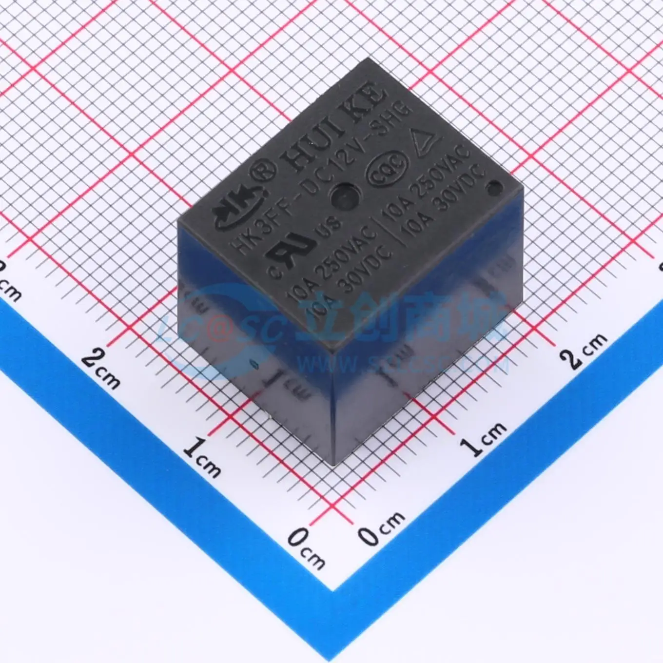 24pcs HK3FF-DC12V-SHG 12V 19x15.5mm SPDT Power Relay PCB Electronic Switch