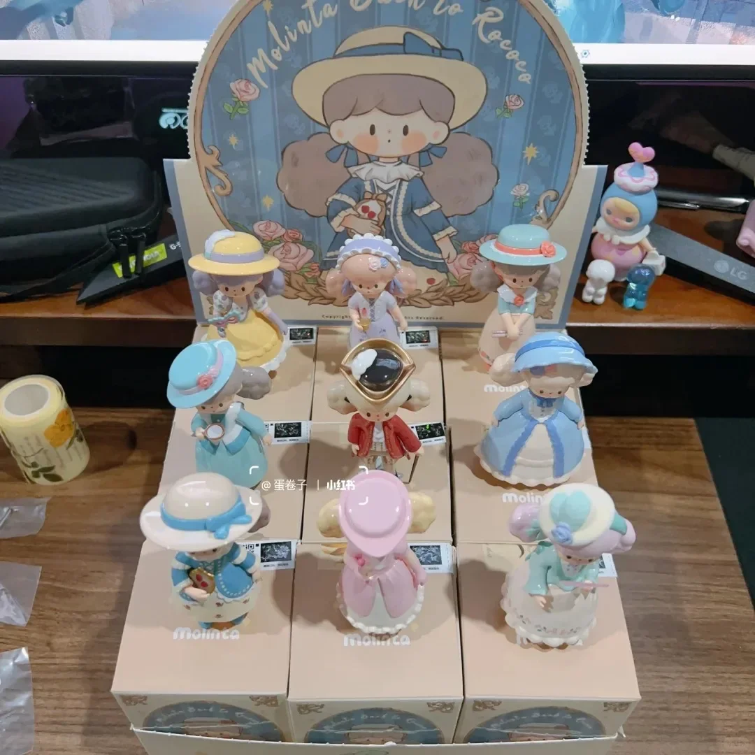 Molinta Back To Rococo Series Blind Box Surprise Box Original Action Figure Cartoon Model Mystery Box Collection Girls Gift