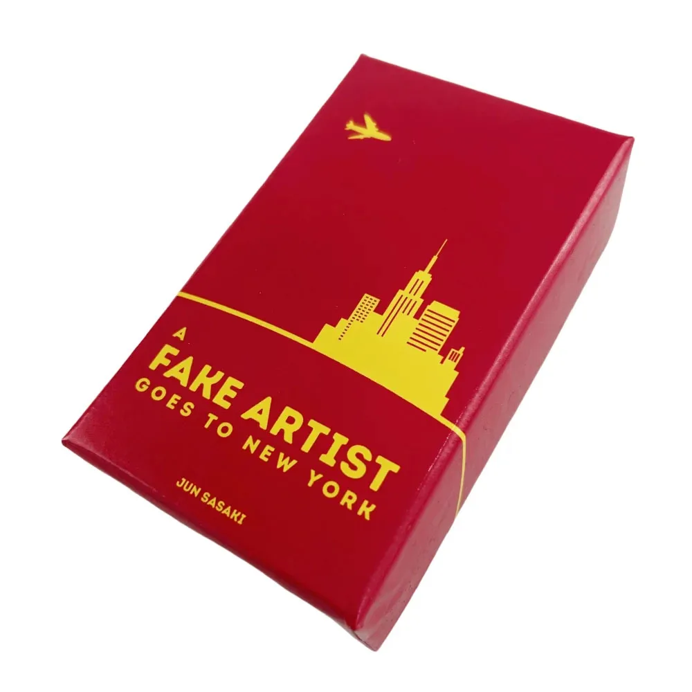 

A Fake Artist Goes to New Yo Party Game for Family and Friends Drawing and Bluffing Card Board Game Deck Wholesale