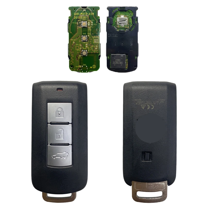 CN011018 Original 3 Buttons Smart Remote Key FCC GHR-M014 ID47 Chip 433 MHz Keyless Go For M-itsubishi Eclipse Cross 2018-2019