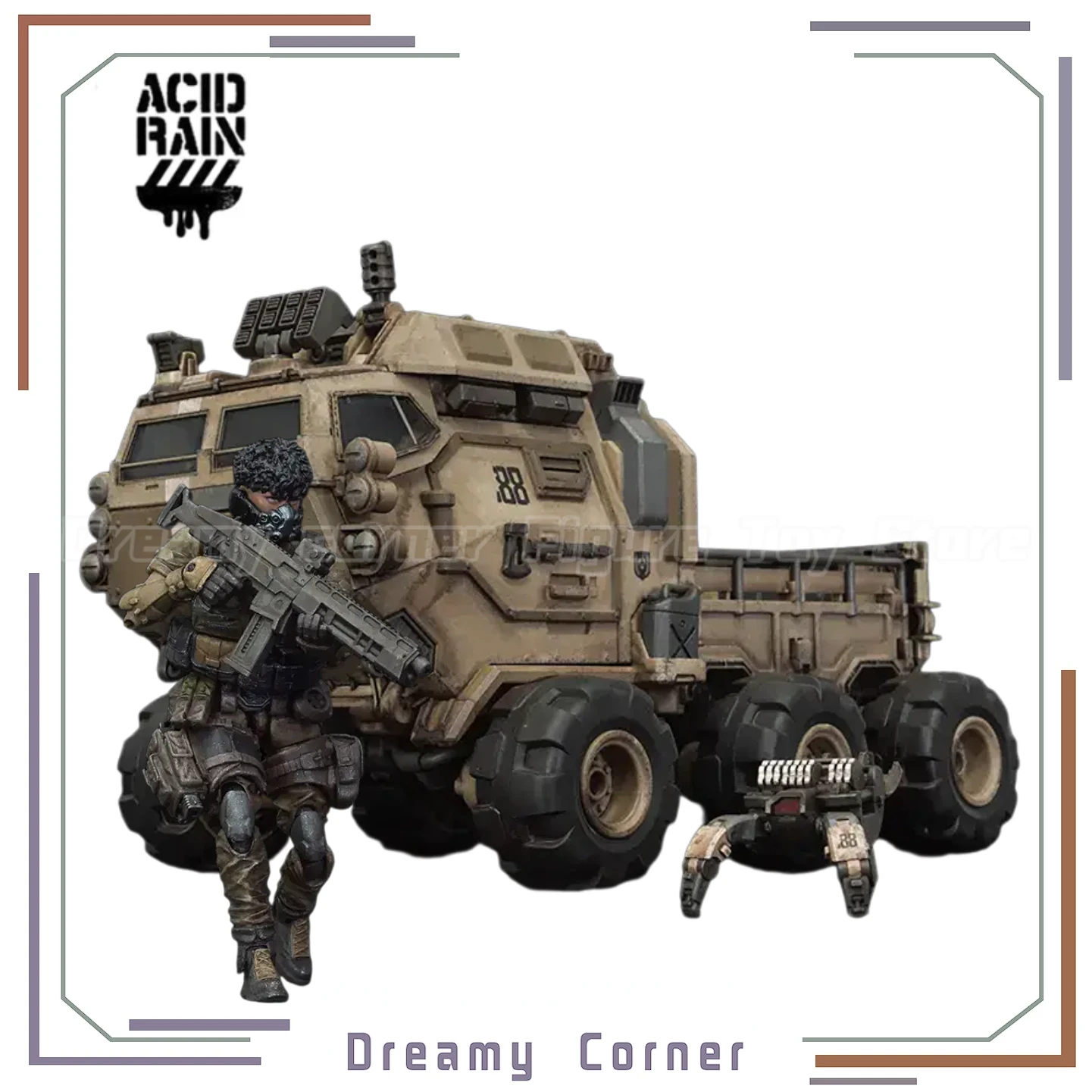 

【In Stock】Original Acid Rain War FAV-A103 SAND ANKYLO RV6s 1/18 Action Figure Toy Model Gift Collection