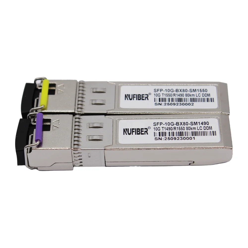 

Профессиональный производитель BiDi 80 км SFP + 10G Single LC 1490/1550 нм SM-трансивер для IP-сети Сертификация CE Поддержка OEM