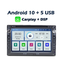 Carplay DSP IPS PX6 Android 10 4G + 64G Car DVD Player GPS Radio Bluetooth For VW  Jetta Bora Golf 4 Passat B5 1997-2009 Superb