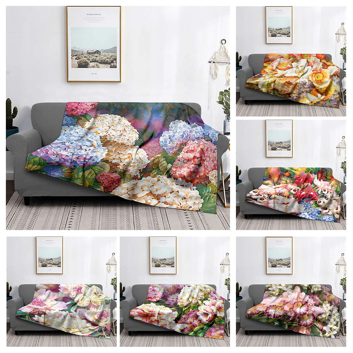 Home decoration plush Sofa blanket Colorful Animal  Bedspread on the bed anime fluffy soft blankets thick blanket for winte