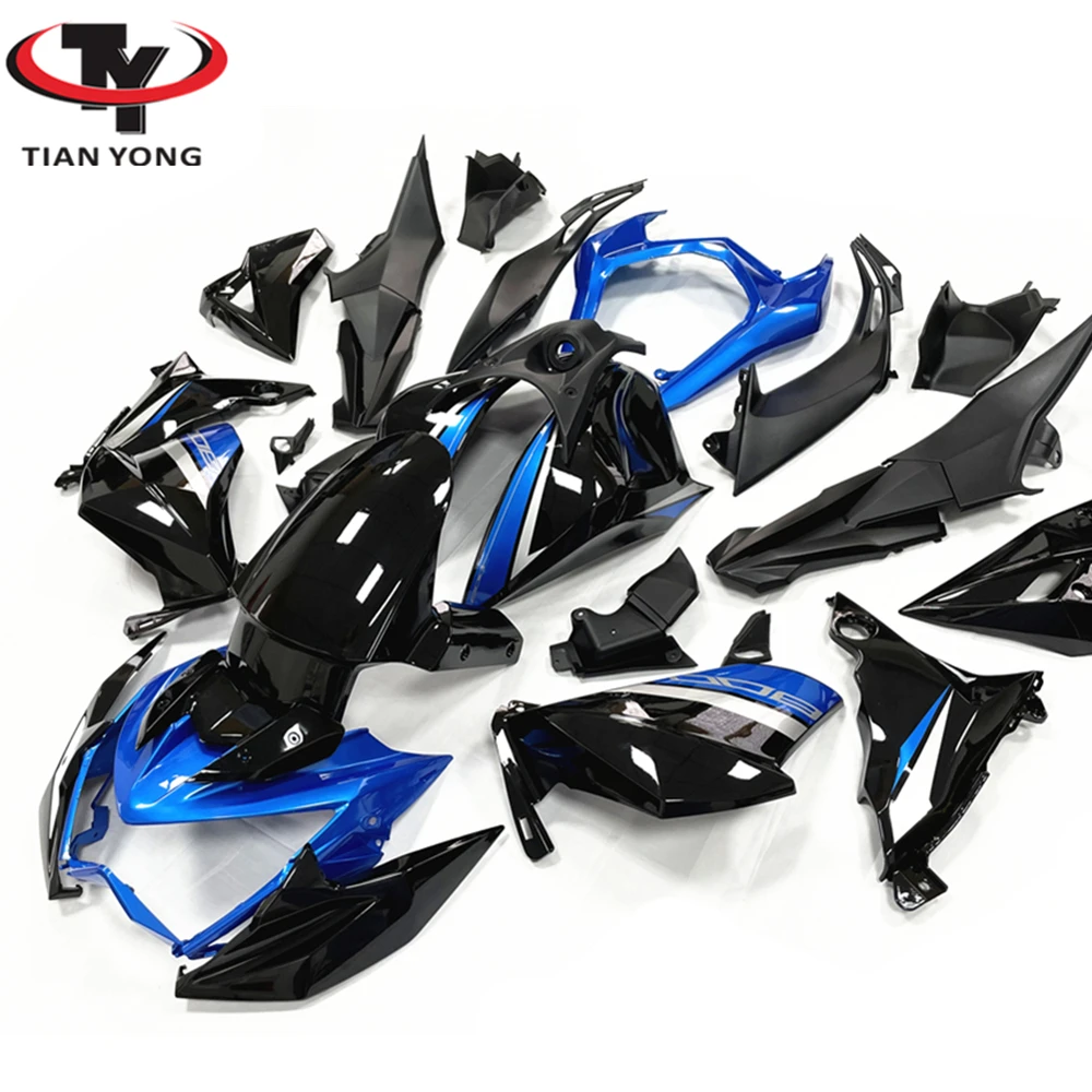 Bright black and blue stripes For Kawasaki Full Fairing Kit Z800 2013 2014 2015 2016 Bodywork Cowling