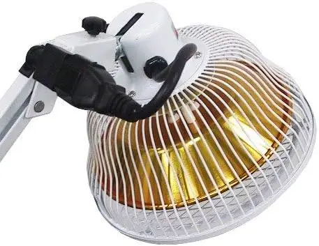 مصباح حراري معدني بالأشعة تحت الحمراء البعيدة برأس كبير قابل للفصل، 6.5 بوصة، أحدث إصدار لعلاج الاختراق العميق