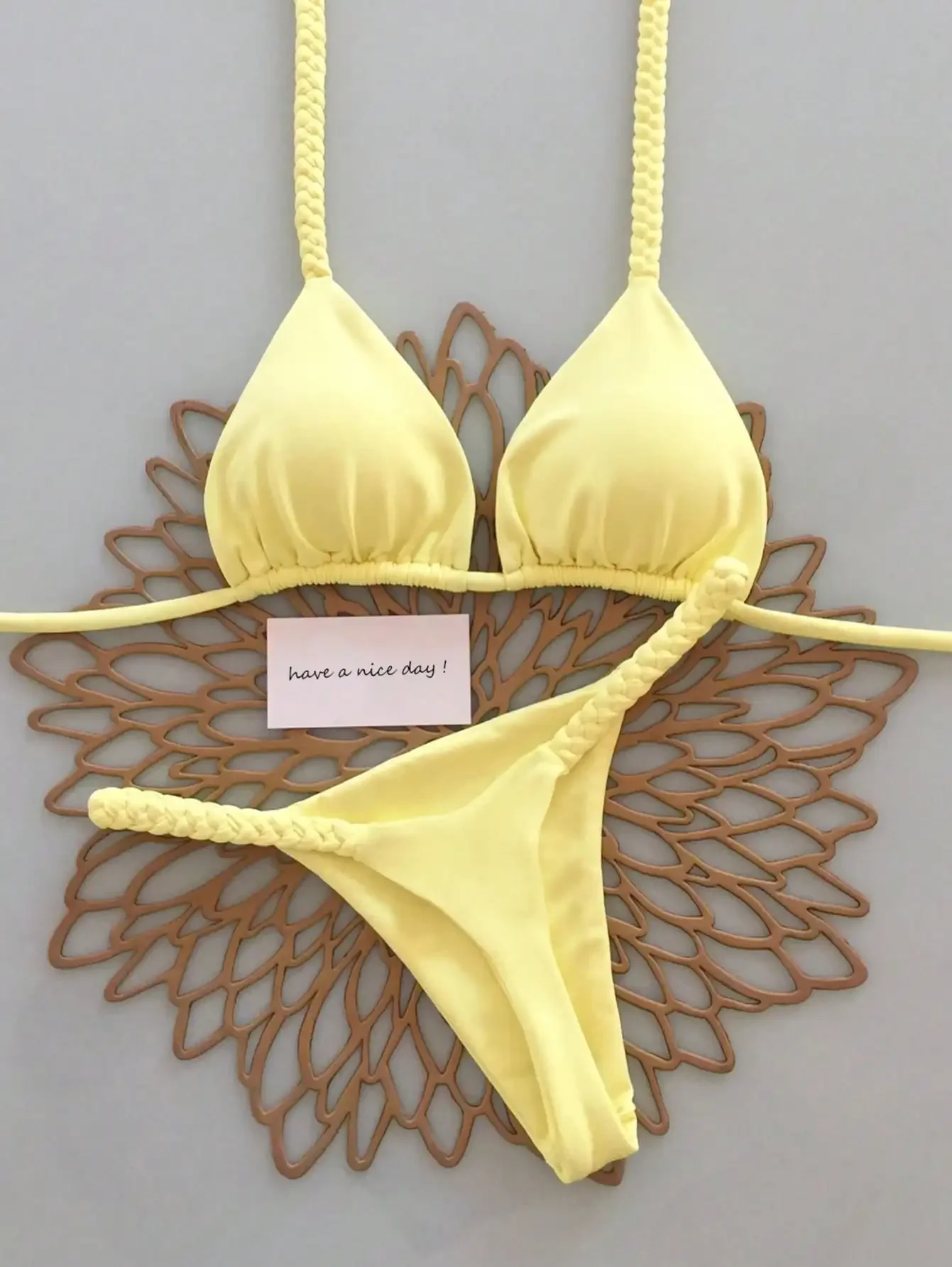 2026 Spring Summer, Sexy Triangle Two Pieces Swimwear Vacation Outfits Women, Going Out Tops And Versatile Gym Wear Womentv