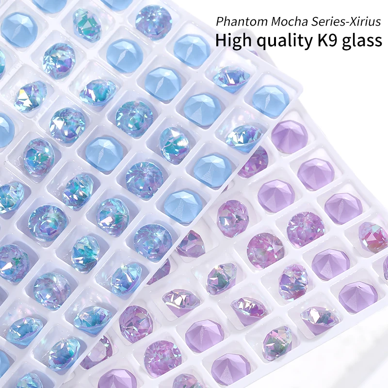 Diamond Round Rhinestones K9 Glass Crystals Glitter Charms Nails Jewelry Accessories Glue On Nail Art Pointback DIY Decoration