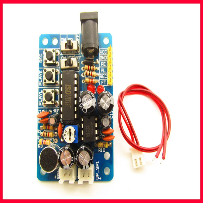 ISD1820 Voice Board Sound Recording Recorder Voice Module W LM386 Amplifier Chip