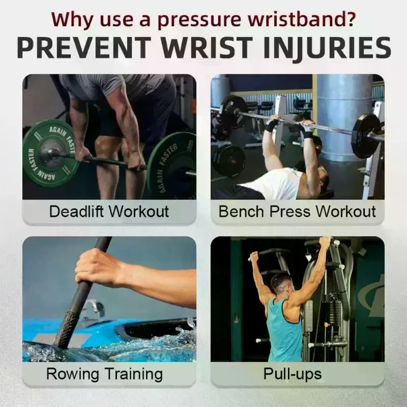 

1 пара фитнес-браслетов для поддержки запястья, тренажерный зал, тяжелая атлетика, бинты, спортивный браслет