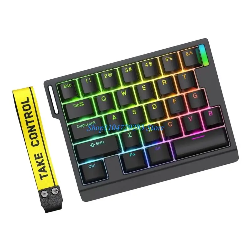 

Y2GD 29 Keys Gaming Keypad Hot Swappable Switches Keyboard for Gaming