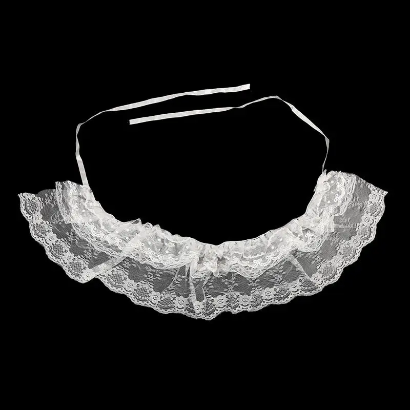 Gonne di pizzo multistrato Donna Elegante dolce Lolita Gonne corte Vita alta Streetwear Gonne con volant Gonna con tenda in pizzo