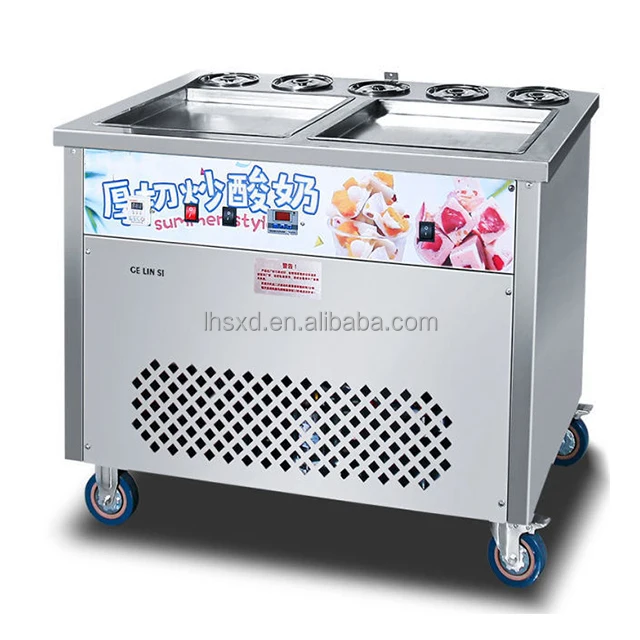 Commercial Type Yogurt Machine Fried Ice Cream Machine Roll Yogurt Ice Cream Machine