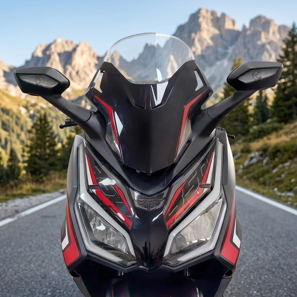 

3D Resin Motorcycle Front Fairing Sticker for Honda Forza NSS 350 From 2023 decoration