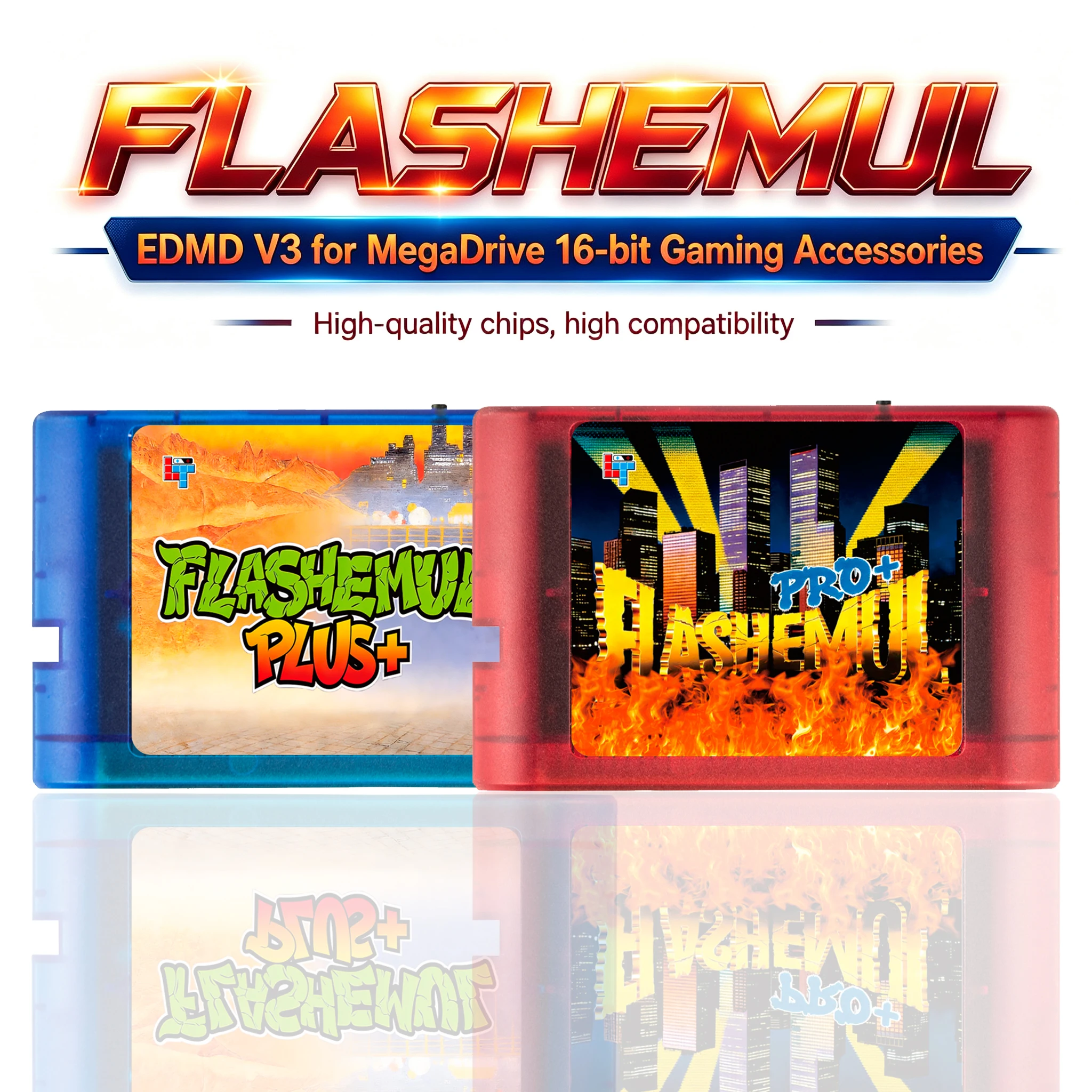 Gaming Console Genesis - FLASHEMUL EDMD V3 Pro Flash MDV3