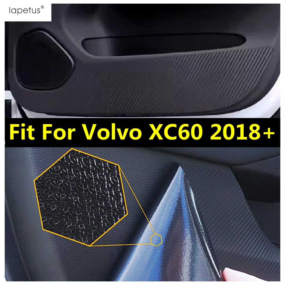 

Car Door Anti Kick Pad Inner Side Edge Film Protection Carbon Fiber Stickers Accessories Interior For Volvo XC60 2018 - 2024