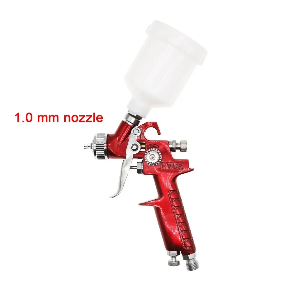 0.8mm/1.0mm Mini Spary Paint Airbrush Gravity Feed Air Brush For Wall Car Painting Nail Cake Decorate Painting Spraying