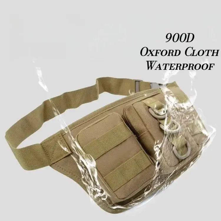 

Уличная велосипедная нагрудная сумка, кошелек, мужская сумка для телефона на строительной площадке, многофункциональная поясная сумка, тактическая камуфляжная оксфордская водонепроницаемая сумка