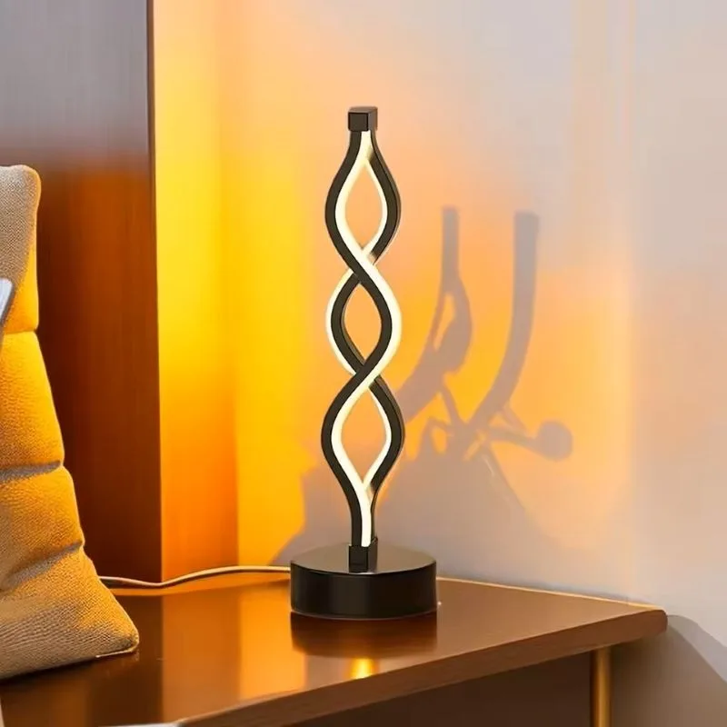 Creative Seaweed Table Lamp LED Decorative Lighting Desk Lamp USB Powered Bedroom Bathroom Decoration