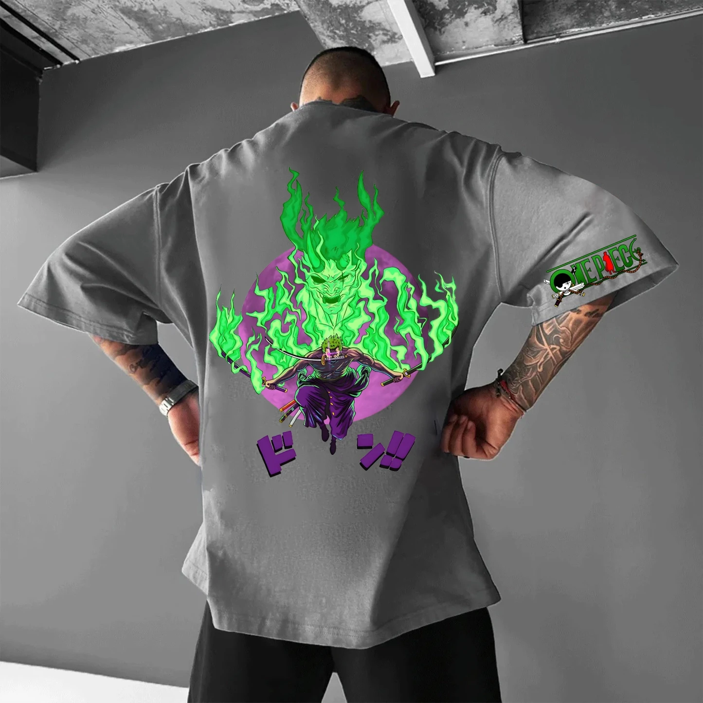 

One Piece 2025 New Collaboration Summer Bestsellers: Pure Cotton Round-neck Commuter Short-sleeved T-shirt for Men's Daily Life