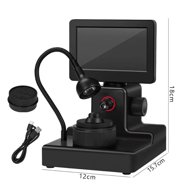 Upgraded 1500X Magnification Diamond Loupe Microscope - 4.3