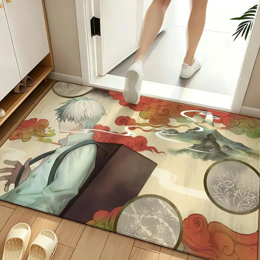 Anime M-Mushishi Floor Mat Soft Flannel Floor Mat  Suitable for Entryways, Living Rooms, Bedrooms, and Bathrooms view 3
