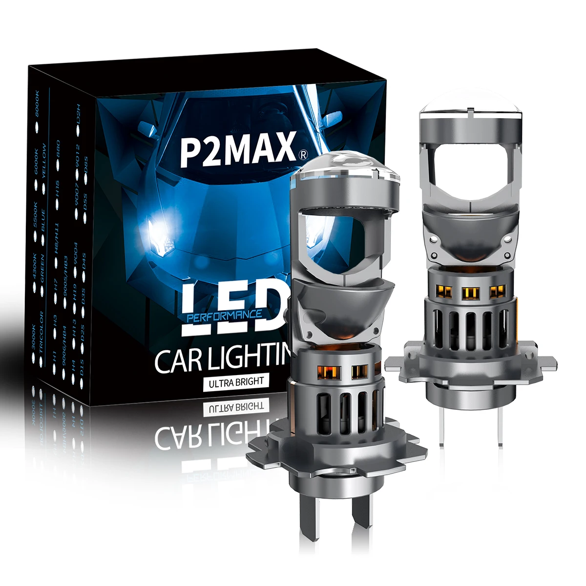 

Plug and Play G18 H7 60W 6000K White LED Projector Lens Bulbs Nice Cut Lighting Line for Car Headlight Lights