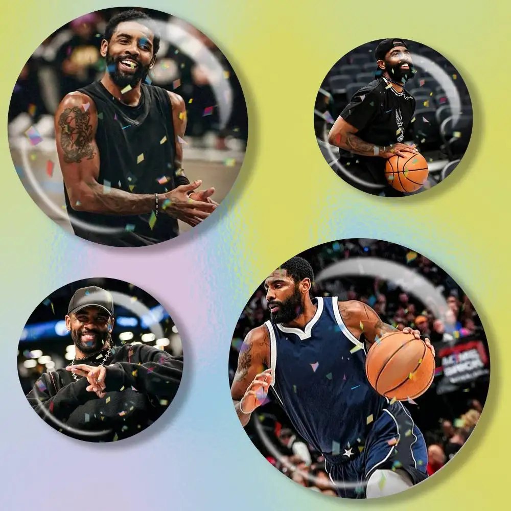 K-Kyrie Irving   Tin badges in 25/32/44/58/75mm, brooch pins for accessories & gifts,Souvenir.