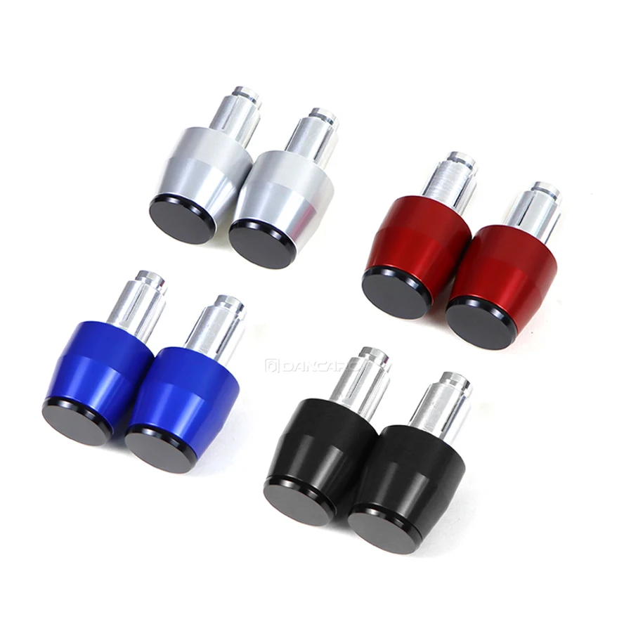 Universal Motorcycle Handle Bar Ends Plug for Vespa Honda Yamaha Scooter Dirt Bike Grips Handlebar Plug Caps Motor Accessories