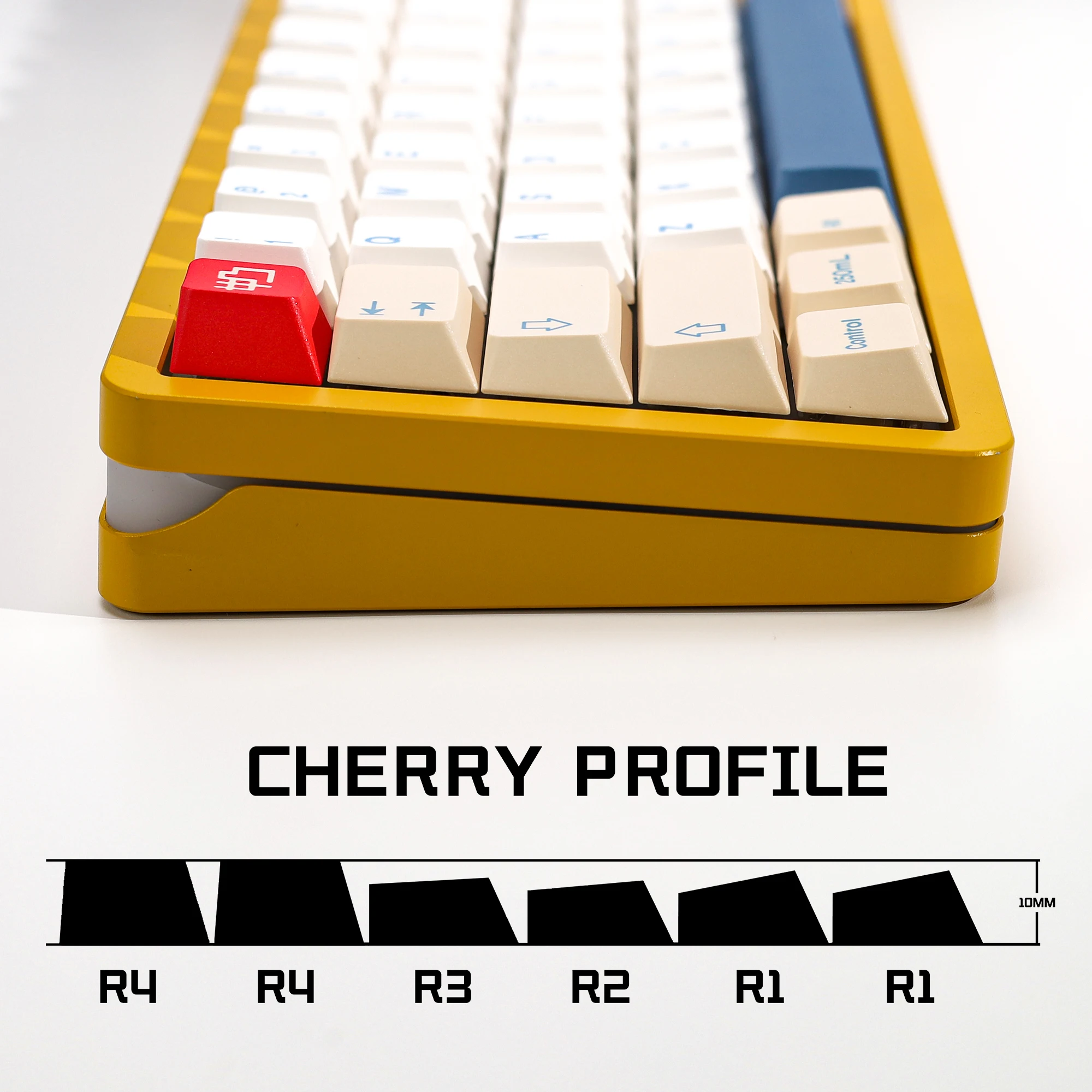 KBDiy 145 Keys GMK Soymilk Keycaps Korean Set Cherry Profile PBT Keycap for Mechanical Keyboards MX Switches 60% 61  75% 980 - view 5