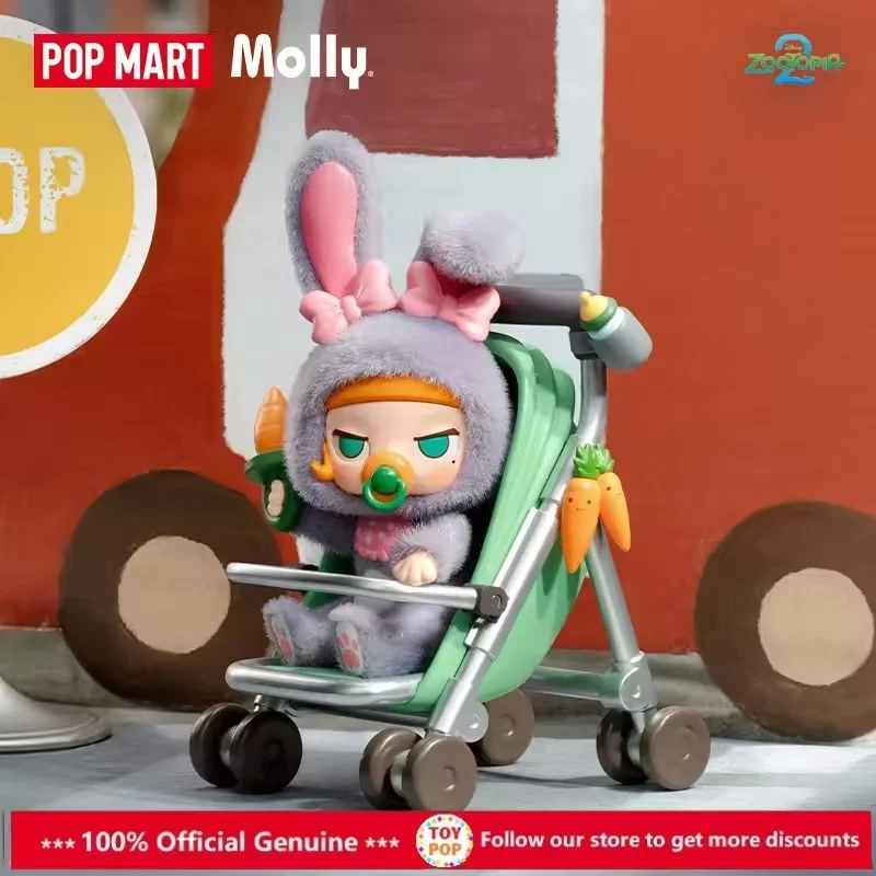 ของแท้ใหม่ POPMART ดิสนีย์ มอลลี่ × ซูโทเปีย คอลเลคชั่นพิเศษ กล่องสุ่มฟิกเกอร์ ของเล่นอนิเมะน่ารัก ฟิกเกอร์แอคชั่นสำหรับสาวๆ ของขวัญคริสต์มาสสุดฮิต