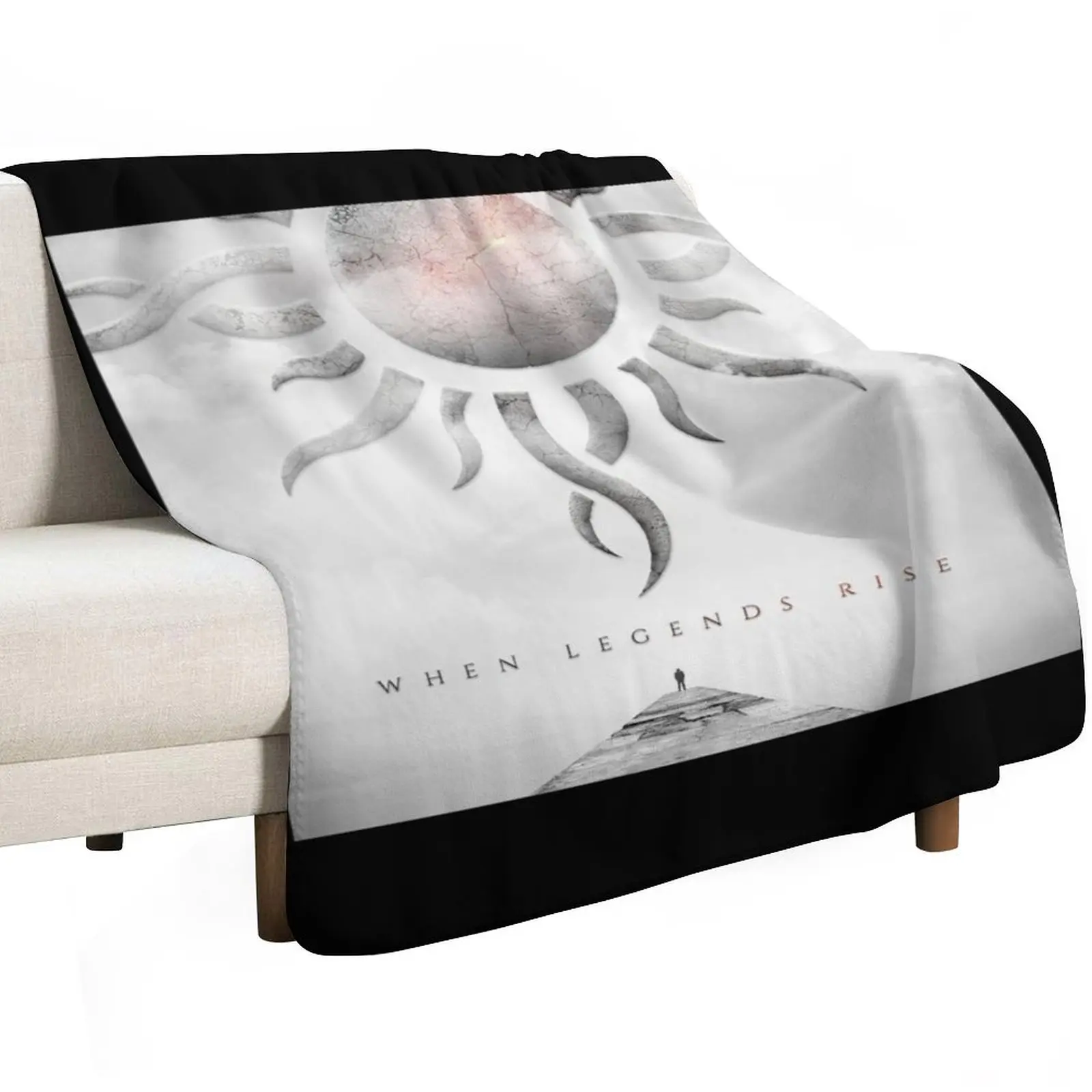 When Legends Rise Throw Blanket Single Giant Sofa Softest Soft Plaid Heavy heavy to sleep Blankets