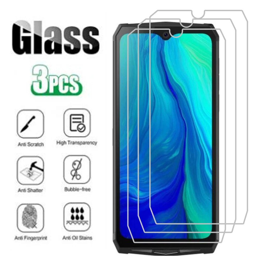 3PCS 9H HD Protective Tempered Glass For Blackview BV9100 6.3