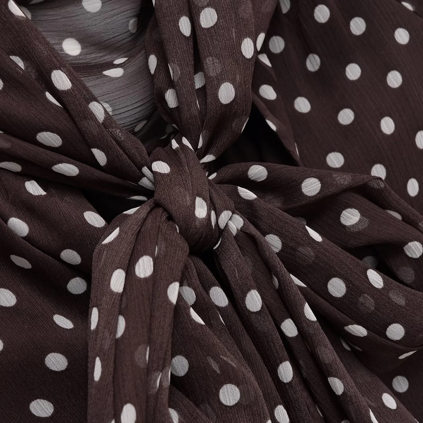 Camicia a maniche lunghe da donna con stampa a pois Colletto alla coreana autunnale Camicetta elegante in chiffon Top elegante allentato con volant di lusso