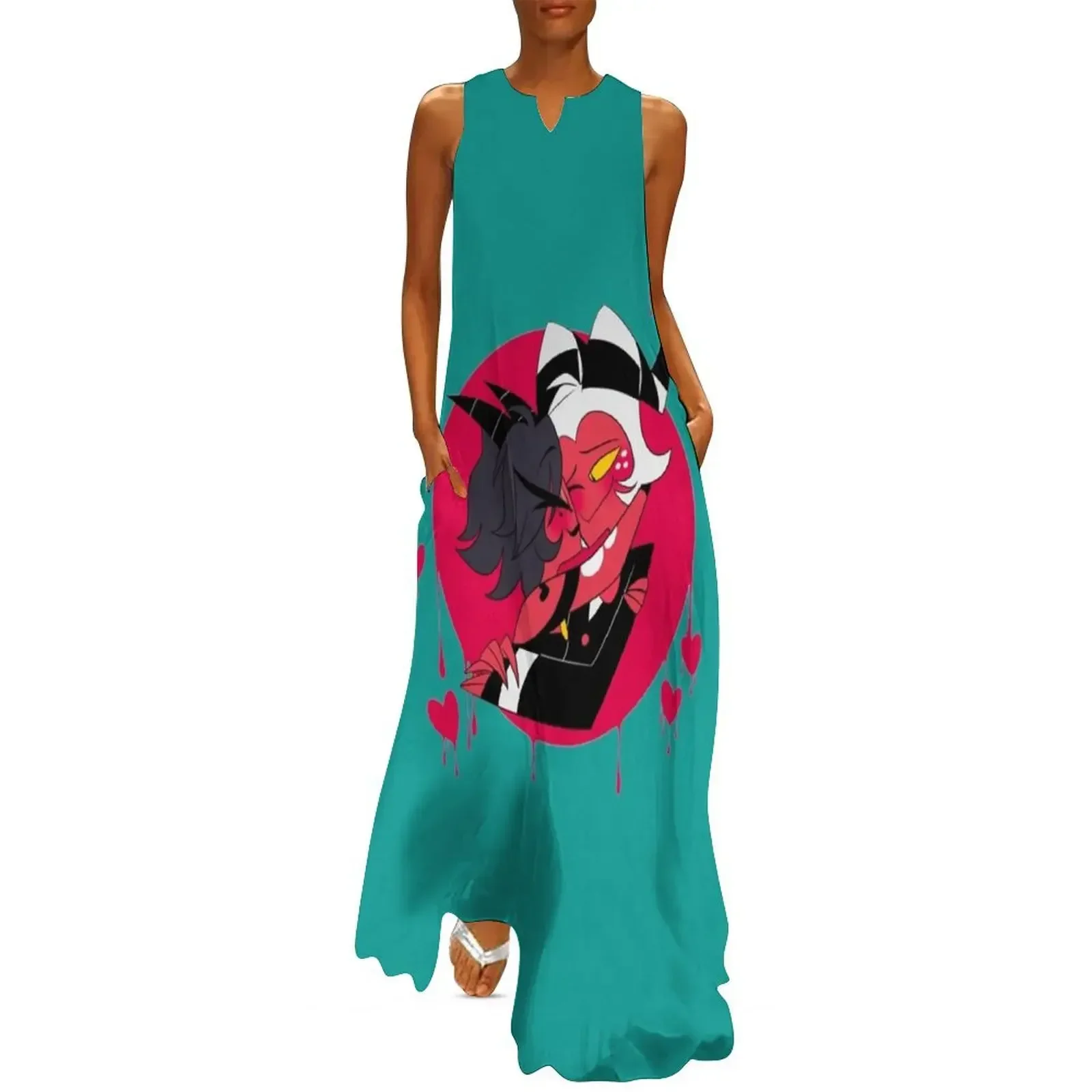 

Helluva Boss Millie and Moxxie Long Dress luxury dress Dance dresses dresses for women Women's long dress