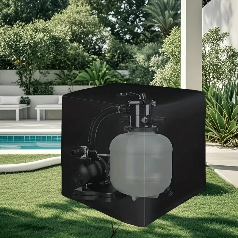 

Популярное покрытие для бассейна с насосом с песчаным фильтром, сверхмощная конструкция с откидной крышкой, всепогодная защита для надземных бассейнов и спа-салонов