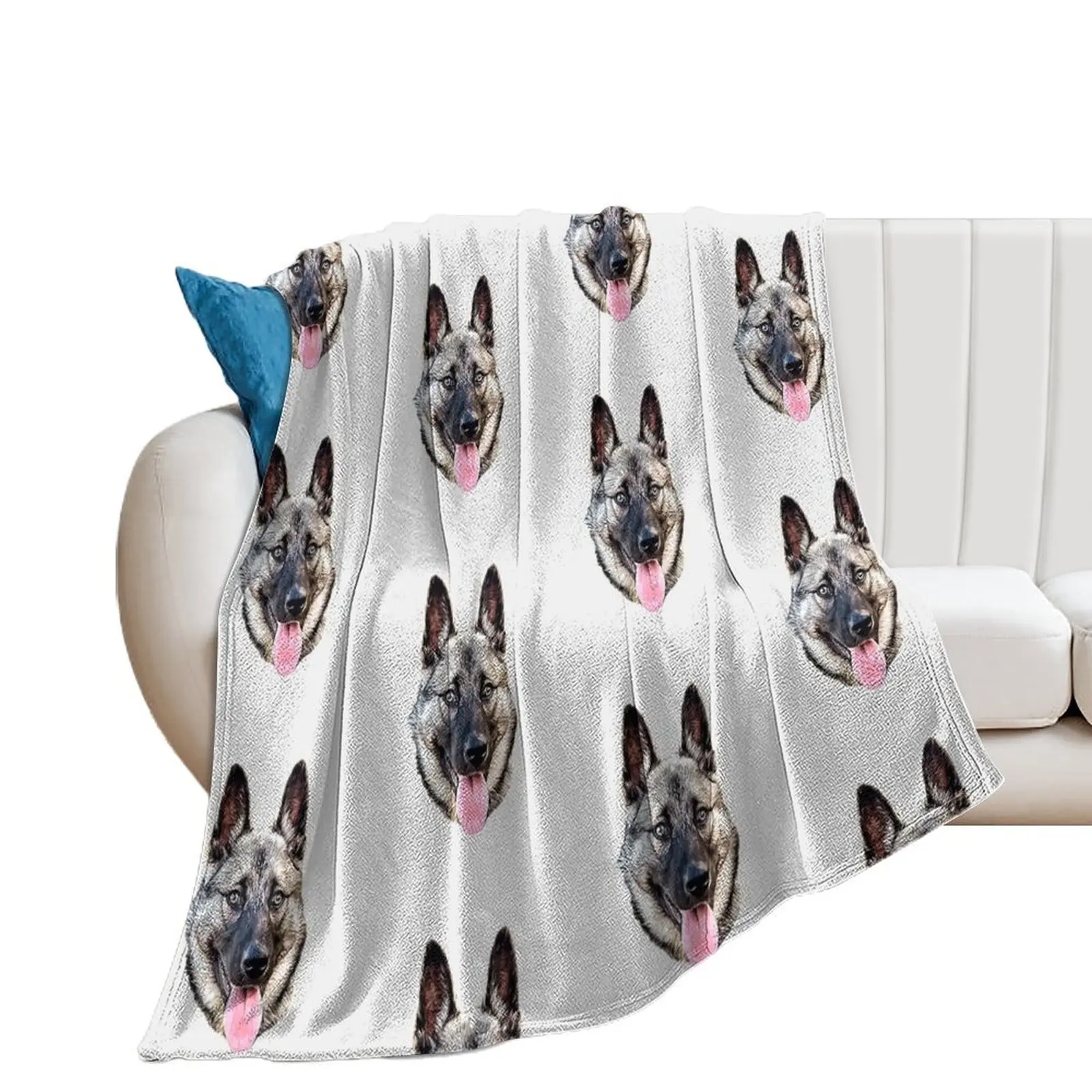 Norwegian Elkhound Throw Blanket Furrys for sofa Blankets