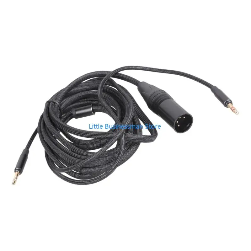 Extension Cable 4Pin Balanced to Double 3.5mm Cable Extender Cord for Hifiman M76A
